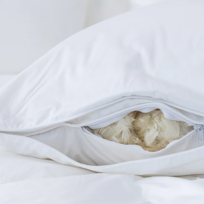 Oreiller en duvet et plumes Bia