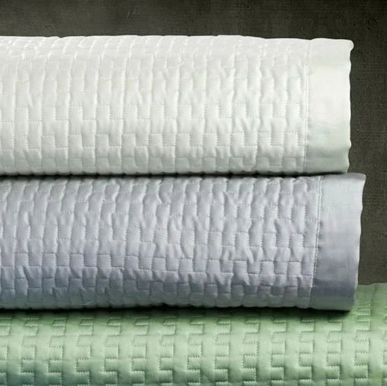 Paire de taies d'oreiller matelassées Positano Ivoire standard