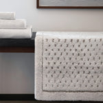 Linen Waffle Bath Rug