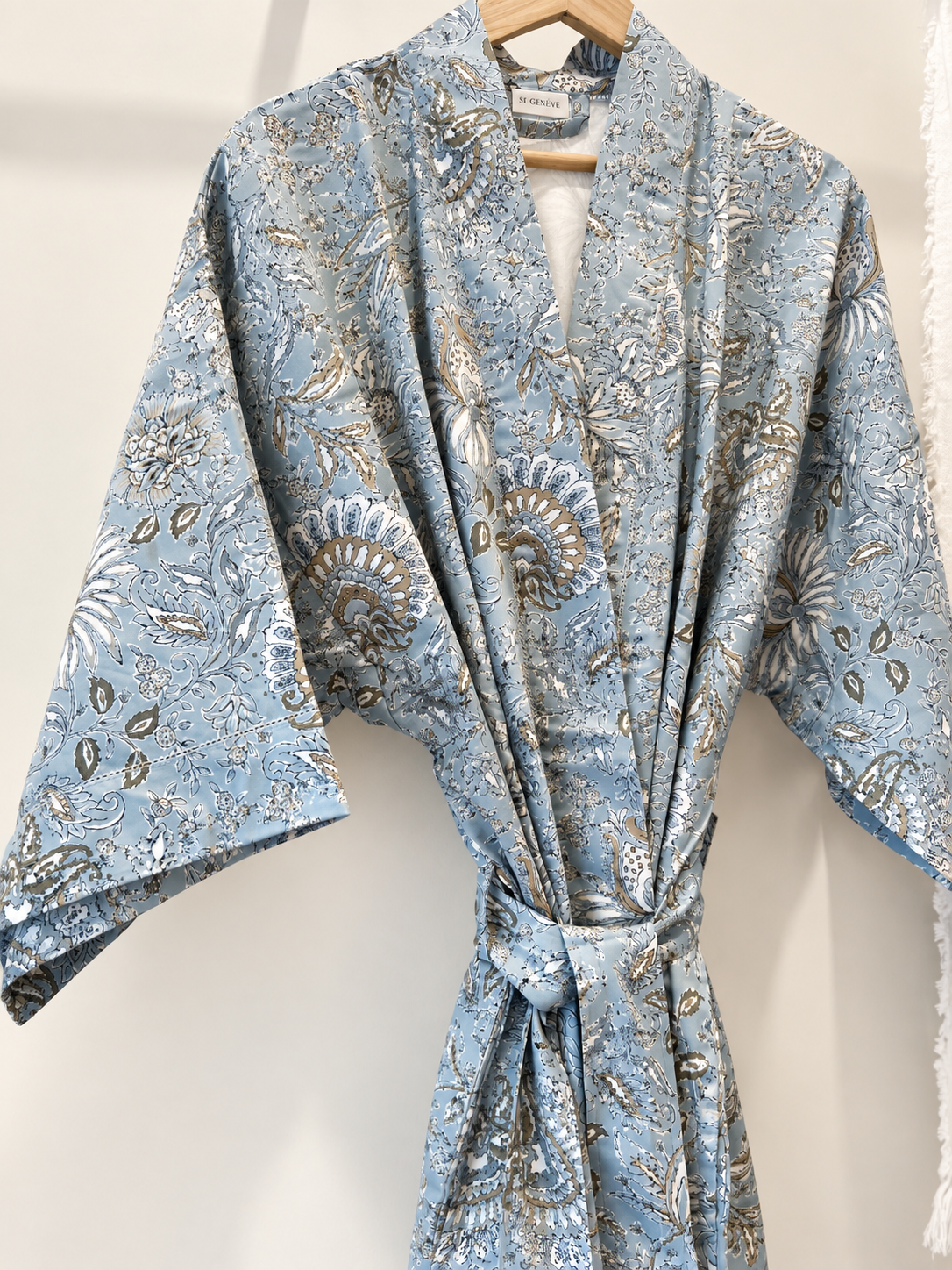 Eloise | Printed Sateen Robe