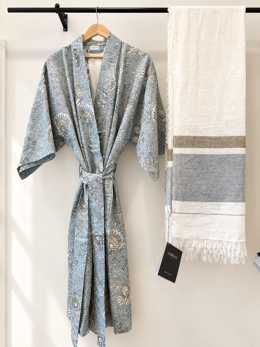 Eloise | Printed Sateen Robe