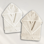 Bee Waffle Hooded Robe