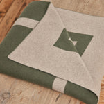 Homestead Contrast Cashmere Throw