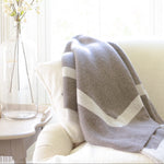 Homestead Contrast Cashmere Throw