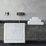 Linen Waffle Bath Rug